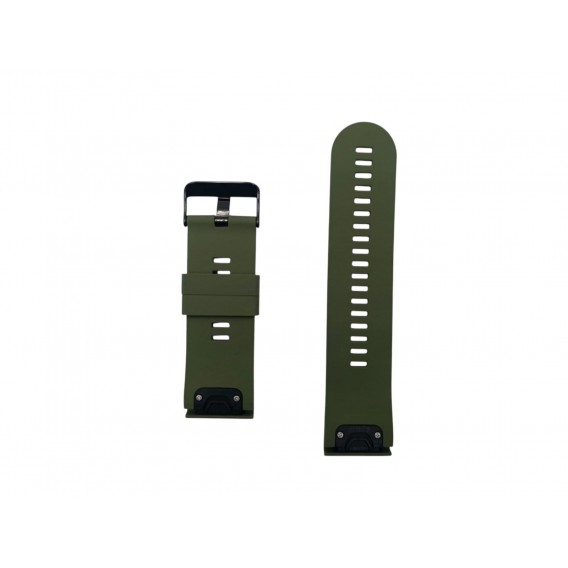 Силіконовий ремінець для годинників Garmin Fenix, Enduro, Tactix - QuickFit 26 мм, ArmyGreen