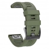 Силіконовий ремінець для Garmin Fenix, Enduro, Tactix - QuickFit 26 мм, ArmyGreen Силіконовий ремінець для Garmin Fenix, Enduro, Tactix - QuickFit 26 мм, ArmyGreen