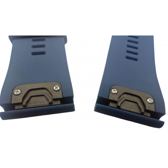 Силіконовий ремінець для годинників Garmin Fenix, Enduro, Tactix - QuickFit 26 мм, Midnight blue