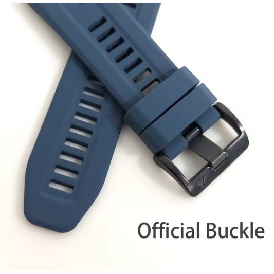 Силиконовый ремешок для часов Garmin Fenix, Enduro, Tactix - QuickFit 26 мм, NavyBlue - изображение 3