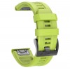 Силіконовий ремінець для годинників Garmin Fenix, Enduro, Tactix - QuickFit 26 мм, зелений
