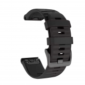 Силиконовый ремешок для часов Garmin Fenix, Enduro, Tactix - QuickFit 26 мм, черный (Тип 2) Силиконовый ремешок для часов Garmin Fenix, Enduro, Tactix - QuickFit 26 мм, черный (Тип 2)