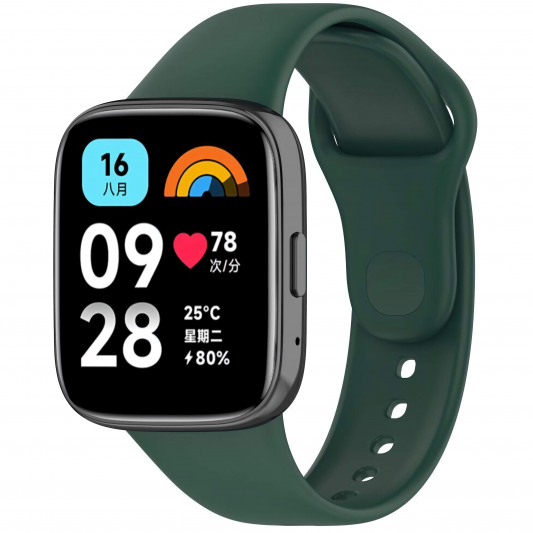 Ремінець для розумного годинника Redmi Watch 3 Active, Dark Green - зображення 1 