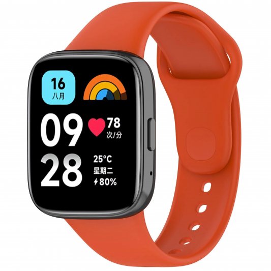 Ремінець для розумного годинника Redmi Watch 3 Active, Orange - зображення 1 