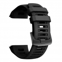 Силіконовий ремінець SmartEra для Garmin Instinct 2 / Instinct - 22 мм, Black