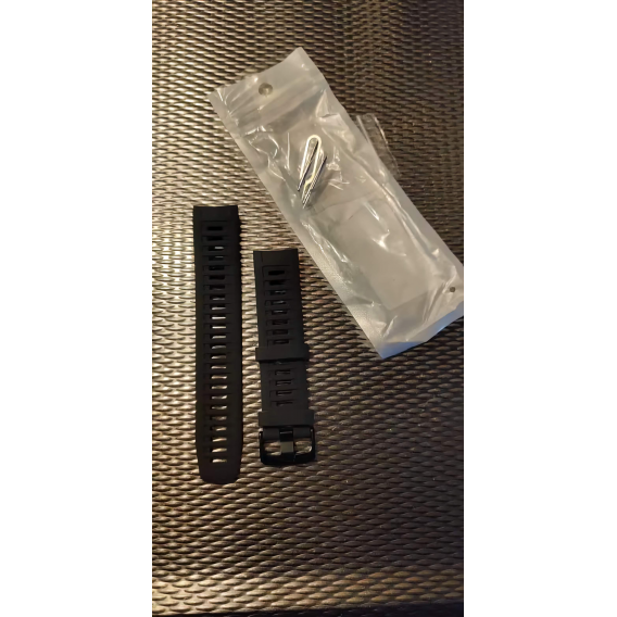 Силіконовий ремінець SmartEra для Garmin Instinct 2 / Instinct - 22 мм, Black