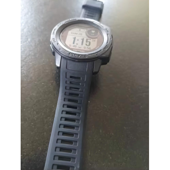 Силіконовий ремінець SmartEra для Garmin Instinct 2 / Instinct - 22 мм, Black