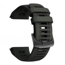Ремінець для Garmin Instinct 3 45 mm / Instinct 2 / Instinct, силіконовий, 22 мм Graphite gray Ремінець для Garmin Instinct 3 45 mm / Instinct 2 / Instinct, силіконовий, 22 мм Graphite gray