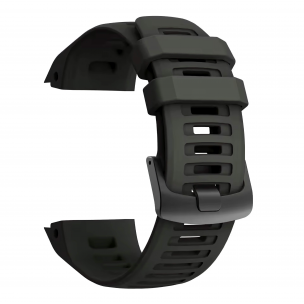 Силіконовий ремінець SmartEra для Garmin Instinct 2 / Instinct - 22 мм, Graphite gray
