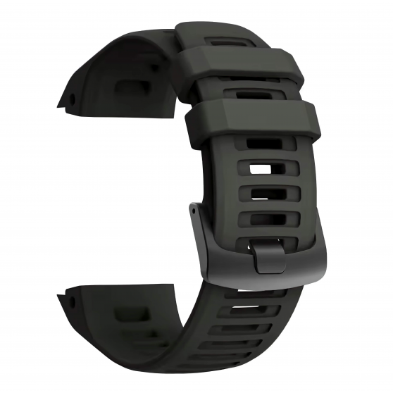 Силиконовый ремешок SmartEra для Garmin Instinct 2 / Instinct - 22 мм, Graphite gray