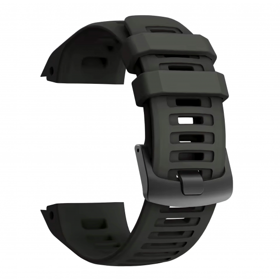 Силіконовий ремінець SmartEra для Garmin Instinct 2 / Instinct - 22 мм, Graphite gray