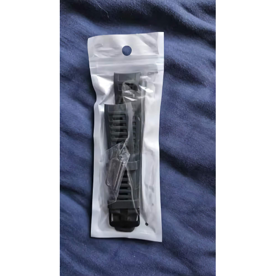 Силіконовий ремінець SmartEra для Garmin Instinct 2 / Instinct - 22 мм, Graphite gray