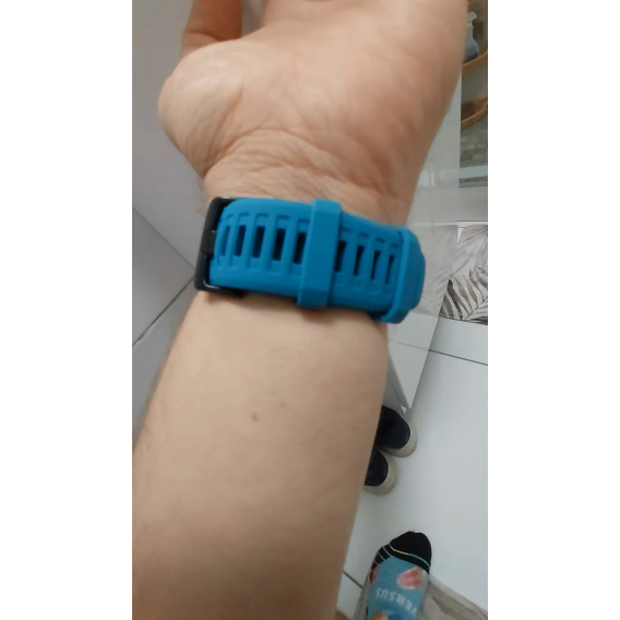 Силіконовий ремінець SmartEra для Garmin Instinct 2 / Instinct - 22 мм, Lakeside blue