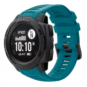 Силиконовый ремешок SmartEra для Garmin Instinct 2 / Instinct - 22 мм, Lakeside blue