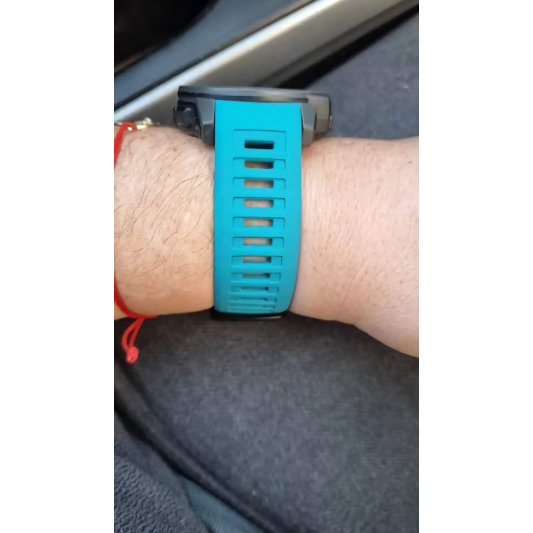 Силиконовый ремешок SmartEra для Garmin Instinct 2 / Instinct - 22 мм, Lakeside blue - изображение 4