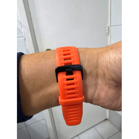 Силиконовый ремешок SmartEra для Garmin Instinct 2 / Instinct - 22 мм, Orange - изображение 3