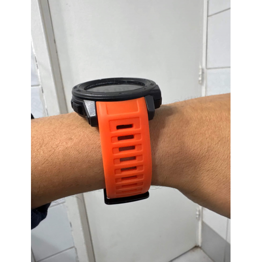 Силиконовый ремешок SmartEra для Garmin Instinct 2 / Instinct - 22 мм, Orange - изображение 1