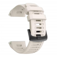 Силіконовий ремінець SmartEra для Garmin Instinct 2 / Instinct - 22 мм, White