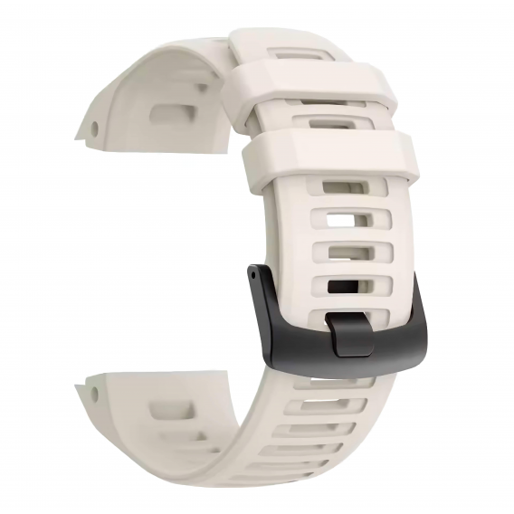 Силіконовий ремінець SmartEra для Garmin Instinct 2 / Instinct - 22 мм, White