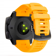 Силиконовый ремешок SmartEra для Garmin Instinct 2 / Instinct - 22 мм, Yellow