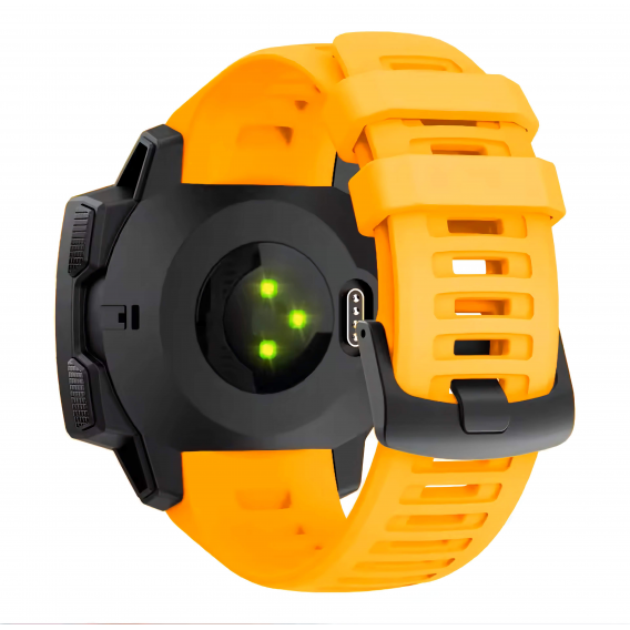 Силіконовий ремінець SmartEra для Garmin Instinct 2 / Instinct - 22 мм, Yellow