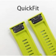 Силиконовый ремешок для часов Garmin Fenix, Enduro, Tactix - QuickFit 26 мм, Brown