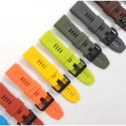 Силиконовый ремешок для часов Garmin Fenix, Enduro, Tactix - QuickFit 26 мм, Brown