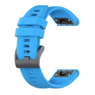 Ремінець Garmin QuickFit 20 мм (силіконовий) для Fenix 8 (43mm) / 7S / 6S / 5S, Blue Ремінець Garmin QuickFit 20 мм (силіконовий) для Fenix 8 (43mm) / 7S / 6S / 5S, Blue