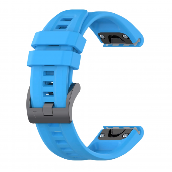 Силіконовий ремінець Garmin QuickFit 20 мм (Blue) для Fenix 8 (43mm) / 7S / 6S / 5S