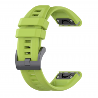 Ремінець Garmin QuickFit 20 мм (силіконовий) для Fenix 8 (43mm) / 7S / 6S / 5S, Green