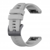 Силіконовий ремінець Garmin QuickFit 20 мм для Fenix 8 (43mm) / 7S / 6S / 5S, Grey Силіконовий ремінець Garmin QuickFit 20 мм для Fenix 8 (43mm) / 7S / 6S / 5S, Grey