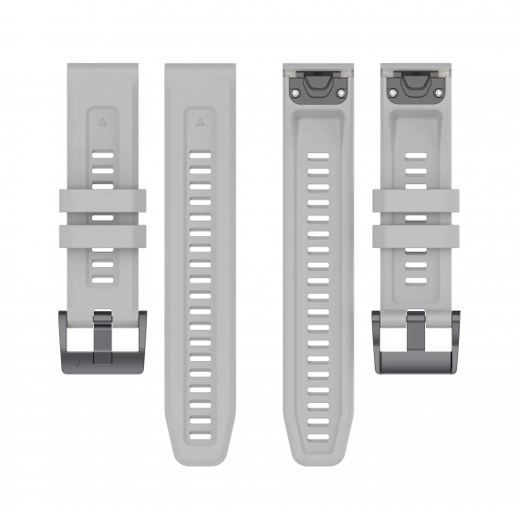 Силіконовий ремінець Garmin QuickFit 20 мм (Grey) для Fenix 8 (43mm) / 7S / 6S / 5S