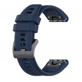 Силіконовий ремінець Garmin QuickFit 20 мм для Fenix 8 (43mm) / 7S / 6S / 5S, Midnight Blue Силіконовий ремінець Garmin QuickFit 20 мм для Fenix 8 (43mm) / 7S / 6S / 5S, Midnight Blue