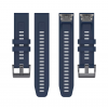 Силіконовий ремінець Garmin QuickFit 20 мм (Midnight Blue) для Fenix 8 (43mm) / 7S / 6S / 5S