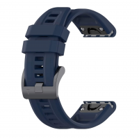 Ремешок Garmin QuickFit 20 мм (силиконовый) для Fenix 8 (43mm) / 7S / 6S / 5S, Midnight Blue