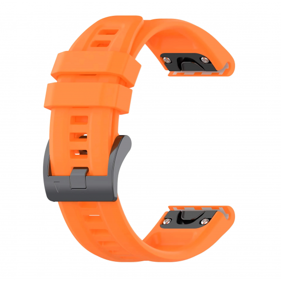 Силіконовий ремінець Garmin QuickFit 20 мм (Official orange) для Fenix 8 (43mm) / 7S / 6S / 5S