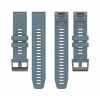 Силіконовий ремінець Garmin QuickFit 20 мм (Rock blue) для Fenix 8 (43mm) / 7S / 6S / 5S