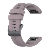 Силіконовий ремінець Garmin QuickFit 20 мм для Fenix 8 (43mm) / 7S / 6S / 5S, Smoke purple