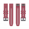 Силіконовий ремінець Garmin QuickFit 20 мм (Wine red) для Fenix 8 (43mm) / 7S / 6S / 5S