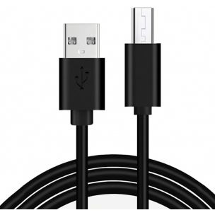 Кабель Micro USB для смартфона Blackview BV6000, BV6000S, чорний, конектор 10 мм Кабель Micro USB для смартфона Blackview BV6000, BV6000S, чорний, конектор 10 мм