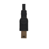 Кабель живлення Mini-USB to USB подовжений конектор 10mm 1m чорний