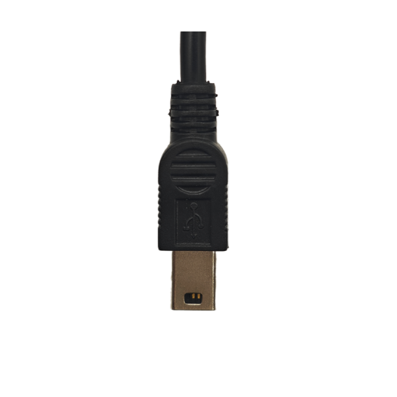 Кабель живлення Mini-USB to USB подовжений конектор 10mm 1m чорний Кабель живлення Mini-USB to USB подовжений конектор 10mm 1m чорний