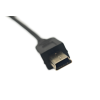 Кабель живлення Mini-USB to USB подовжений конектор 10mm 1m чорний