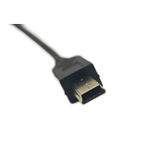 Кабель питания Mini-USB to USB удлиненный коннектор 10mm 1m черный Кабель питания Mini-USB to USB удлиненный коннектор 10mm 1m черный