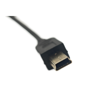 Кабель живлення Mini-USB to USB подовжений конектор 10mm 1m чорний Кабель живлення Mini-USB to USB подовжений конектор 10mm 1m чорний