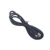Кабель живлення Mini-USB to USB подовжений конектор 10mm 1m чорний