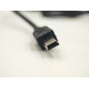 Кабель живлення Mini-USB to USB подовжений конектор 10mm 1m чорний