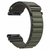 Ремінець з нейлону QuickFit 22 мм Garmin Fenix, Epix Зелений / Green Ремінець з нейлону QuickFit 22 мм Garmin Fenix, Epix Зелений / Green