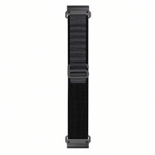 Змінний нейлоновий браслет QuickFit 22 мм Garmin Fenix Black / Gray