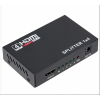 Розгалужувач HDMI на 4 порти спліттер активний чорний